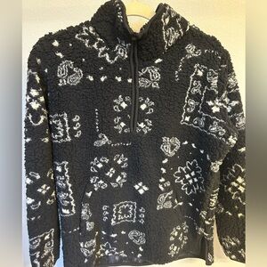 Wrangler Retro Western Sherpa Quarter Zip